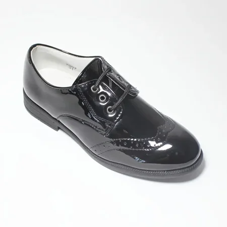 

GEDER-SA Boys Elegant Formal Suit Shoes Lace-up Non-slip PU Leather Lightweight Shoes For Party Performance
