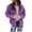 Purple, variant on Vedolay Winter Coat Women Long Sleeve Button Down Coat Knit Cardigan Coat Light Blue,XL