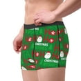 thumbnail image 4 of Kll Cute Santa And Ho Ho Ho Men'S Cotton Boxer Briefs Underwear-Xx-Large, 4 of 9