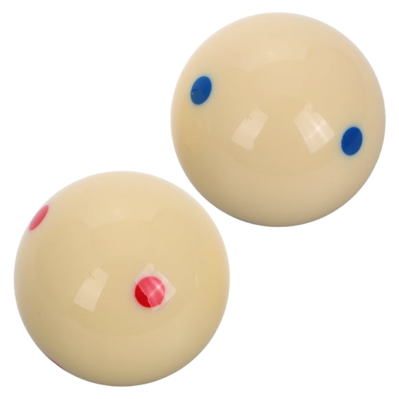 OUNONA 2 Pcs Boule de Queue avec Points Résine Blanche Artisanat Durable pour Salle de Jeux