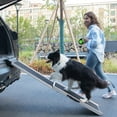 thumbnail image 1 of HOXPETY Dog Ramp for Car 64" Long & 17" Wide Portable Pet Ramp Dog Ramps for Large Dogs with Non-Slip Rug Surface Dog Car Ramp for SUV Car & Truck, Folding Dog Ramp Up to 330LBS, 1 of 8