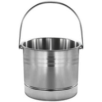 Stainless Steel Insulated Ice Bucket with Handle, Portable Beer & Wine Chiller for Outdoors 1.6L