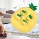 thumbnail image 5 of Juguete educativo de peluche de frutas para niños, simulación de fruta, hoja, verduras, juego de rol relleno, juguete educativo interactivo piñas, 5 of 8