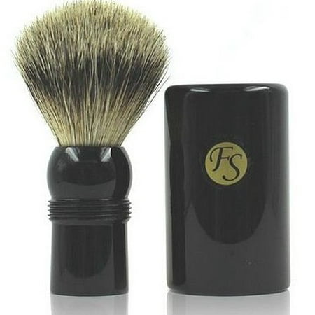 Shaving Brush -- Best Badger Travel Brush with Ebony Case 19 Mm (Best Quality Shaving Brush)