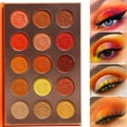 thumbnail image 2 of Orange Eyeshadow Palette 18 Color Matte Glitter Highly Pigmented Pro Makeup Palettes Eye shadow, 2 of 8