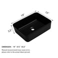 thumbnail image 3 of 19 in Depth Black Ceramic - Low Water Absorption - Indoor & Outdoor Bathrooms - Simple Installation, 3 of 4