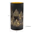 thumbnail image 2 of Christmas Led Black Glass Stand Forest 8", 2 of 4