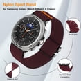 thumbnail image 4 of Correa de reloj Hexasider de nailon elástico para Galaxy Watch 8, 4 of 7