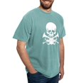 thumbnail image 4 of CafePress - Skull With Trumpets Men's Comfort Colors® T Shirt - Mens Comfort Colors Shirt, 4 of 5