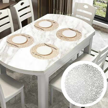 

gotofar Round Pattern Heat Resistant Placemat Mat Cup Bowl Pad Coaster Party Decor