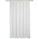 Bath Bliss Shower-Curtain Liner, Extra Long, White (72x84