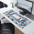thumbnail image 2 of Long Mouse Pads for Desk,German Shorthaired Pointer Dog and Flower Desk Mats on Top Of Desks, Desk Mouse Pad Extra Large with 3mm Non-Slip Base and Stitched Edge for Gaming,Work,Home 31.5"x11.8", 2 of 5