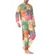 thumbnail image 2 of Balery Succulent And Cactus Pijama para Hombre de Dos Piezas con Manga Larga, Conjunto de Dormir y Descanso Suave con Bolsillos-XX-Large, 2 of 7