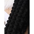 thumbnail image 6 of Mikrdoo Girls Patchwork Mock Neck Lantern Long Sleeve Knit Top and Plaid Skirt Set, 2-Piece, Sizes 7-14, 6 of 9