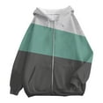 thumbnail image 5 of Tweang Zip Up Hoodie Women Workout Jackets for Woman Sweatshirts for Women Womens Winter Coats Fall Jacket Pocket Sweatshirt Clothing Zipper Track Jacket Tops Winter Jackets for Women Green 2xl, 5 of 5