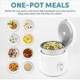 thumbnail image 3 of Aroma® 8-Cup (Cooked) / 2Qt. Digital Rice & Grain Multicooker, White, New, ARC-914S, 3 of 7