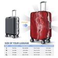 thumbnail image 2 of Multi-Size Suitcase Protective Cover Full Range Double Stitching Invisible Zipper For Travel Business Red Marble_1 Medium, 2 of 8