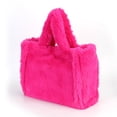 thumbnail image 4 of Plush Commute Bag Fashion Autumn Winter Top-handle Bags Portable Simple for Work, 4 of 10