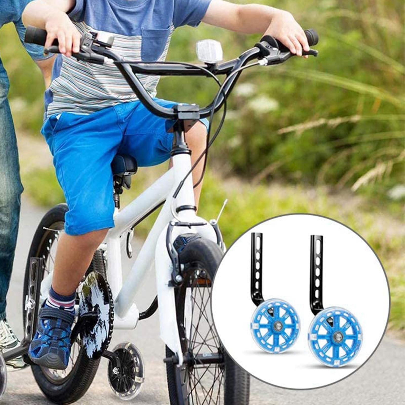 Bike Training Wheels Heavy Duty Training Wheels for Kids Design Stabilizers Mounted for 12 14 16 18 20 Inch Children s Single Speed Bike Blue