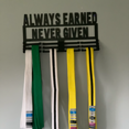 thumbnail image 2 of Always Earned Never Given - Medal Holder, 2 of 5