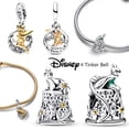 thumbnail image 2 of Disney Tinker bell Charm Bead Fit Pandora 925 Original Charm Bracelet Necklace Women Jewelry 925 Silver Pendant DIY Gift New HotChina Gao Jinjia LED, 2 of 2
