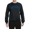 thumbnail image 2 of Wild Bobby Detroit DET American Football Cities | Classic Varsity College Style Fantasy Fan, Trendy Team Streetwear Sports Unisex Crewneck Sweatshirt, 2 of 6