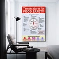 thumbnail image 2 of Wall Poster Temperature for Food Safety Poster Poster for Room Aesthetic Posters, 2 of 4