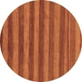 thumbnail image 1 of Ahgly Company Indoor Round Abstract Brown Modern Area Rugs, 4' Round, 1 of 4