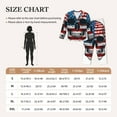 thumbnail image 4 of Naloa American Flag Skull Pajamas for Women Set, Womens Pajama Sets, Lounge Sets for Women, 2pjs for Women-Small, 4 of 7