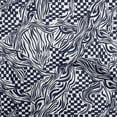 thumbnail image 1 of oneOone Rayon Dark Blue Fabric Abstracts Fabric For Sewing Printed Craft Fabric By The Yard 56 Inch Wide, 1 of 4