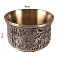 thumbnail image 6 of Joernso Teacup Anti-slip Compact Size Zinc Alloy Aesthetic Relief Pattern Liquor Cup for Banquet, 6 of 8