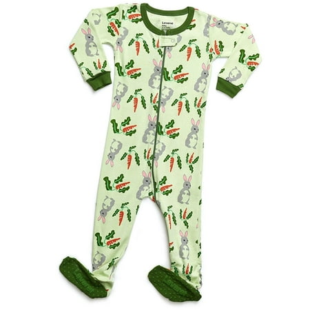 12 month cotton footed pajamas