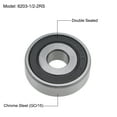thumbnail image 2 of Uxcell 1/2"x40mmx12mm 6203-1/2-2RS Double Sealed Z2 Ball Bearings Chrome Steel 2 Pack, 2 of 5