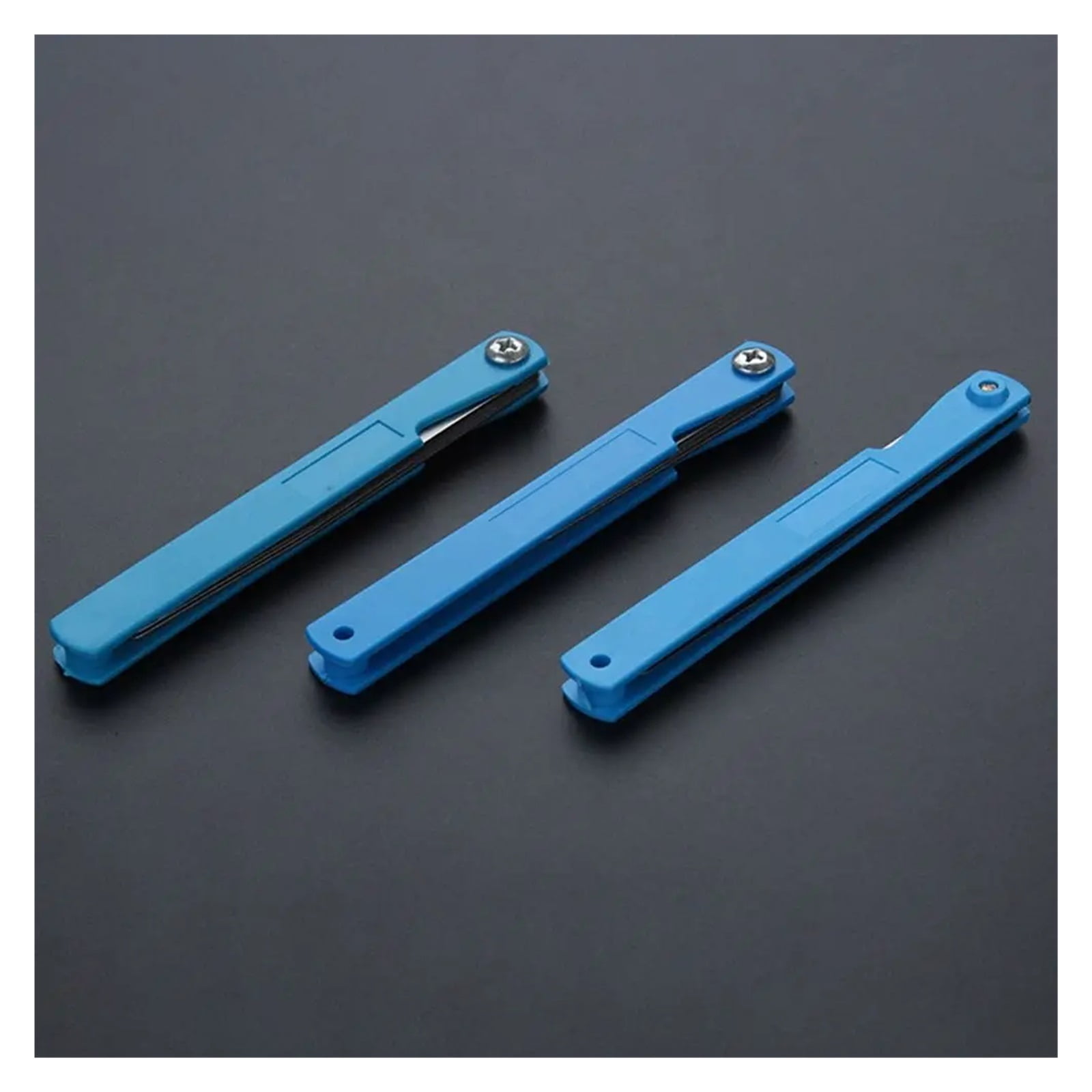 0.02-1mm Thickness Feeler Gauge Metric Feeler Gap Gauge 110*10mm Portable Alloy Steel Measurement Probe Gap Measuring Tools ,Corrosion-Resistant