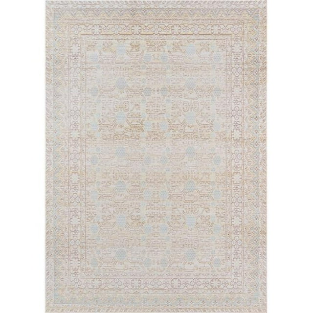 Momeni ISABEISA-3BLU2780 Isabella Machine Made 100 Percent Polyester Rug, Blue - 2 ft. 7 in. x 8 ft. - Runner