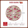 thumbnail image 3 of KLL Rose Mix Leopard 4 Christmas Tree Skirt 36" ,Party Decorations Farmhouse for Christmas Decorations Holiday Party, 3 of 6