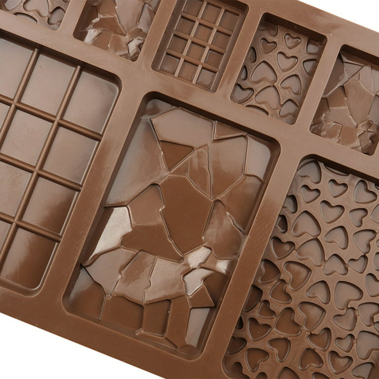 DIY Chocolate Silicone Molds Fondant Waffles Baking Mould Candy
