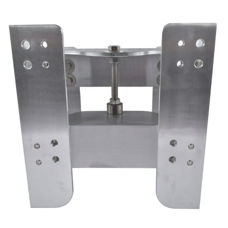 GELUOXI 8'' Adjustable Setback Outboard Aluminum Boat Back Jack Plate Manual Power Lift for JPL4800