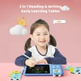 Dcenta 2 in 1 Educational Child LCD Drawing Board with Talking Flash