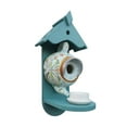 thumbnail image 4 of Fwttom Bird Feeders for Outdoors, Wall Hanging Resin Decorative Feeders, Teapot Design Window Bird Feeder for Garden, Patio & Backyard, Blue, 4 of 9