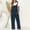 Navy, variant on AOOCHASLIY Women's Casual Loose Baggy Jumpsuit Fashion Playsuit Trousers Overalls Cotton and Linen Jumpsuit with Pocket