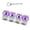 A, variant on Press to Light Up Keychain Emblems Multipurpose Acrylic Key Rings for Adults & Kids As A Practical Fashion Accessory Gift