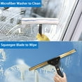 thumbnail image 5 of Window Cleaning Kit with Storage Bucket,Window Washing Kit with 4.13Ft Extension Pole,Scrubber,Spray Bottle,Duster Cloth,Squeegee with Rotating Head,Professional Window Cleaning Squeegee Kit, 5 of 7