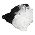 thumbnail image 2 of Black White Curly , Curly Short  Synthetic Wavy  for Party, 2 of 8