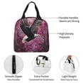 thumbnail image 3 of Pofeuu Flower Bald Eagle Print Lunch Bag Lunch Box Large Capacity Insulated Lunch Bag for Adult, Leakproof Reusable Lunch Tote Bags for Work, 3 of 5