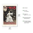 thumbnail image 2 of Maudeena Heller - In Her Mesmeric Trance Portrayals - Vintage Magic Poster c.1909 - Master Art Print (Unframed) 12in x 18in, 2 of 4