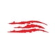 thumbnail image 4 of Pegatinas de coche Reflectante Monster Claw Scratch Marks Faro Parachoques Pegatina Calcomanía impermeable (negro, blanco, rojo, degradado de siete colores), 4 of 5
