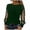 Green, variant on Sequin Tops for Women Dressy Sparkly Evening Party Night Shirt Patchwork Sheer Mesh Long Sleeve Shirts for Cocktail Club Red M