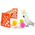 thumbnail image 3 of Pelota de pájaro mascota rompecabezas entrenamiento desarrollo de fútbol Juguete jinwen Juguete de fútbol de pájaro loro, 3 of 8