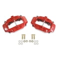 thumbnail image 2 of REKUDO RK400-13 Rear Disc Brake Calipers - Pair - Red With REKUDO Lettering, 2 of 8